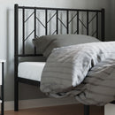 udskiftningsgavl 90 cm metal sort