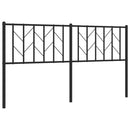 udskiftningsgavl 160 cm metal sort