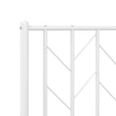 udskiftningsgavl 75 cm metal hvid
