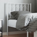 udskiftningsgavl 75 cm metal hvid