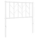 udskiftningsgavl 80 cm metal hvid