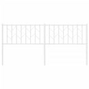 udskiftningsgavl 180 cm metal hvid