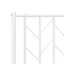 udskiftningsgavl 180 cm metal hvid