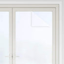 vinduesfolier 5 stk. matteret PVC hvid