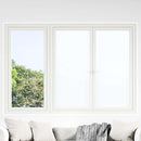 vinduesfolier 5 stk. matteret PVC hvid