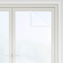vinduesfolier 3 stk. matteret PVC hvid