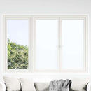 vinduesfolier 3 stk. matteret PVC hvid