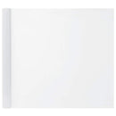 vinduesfolier 5 stk. matteret PVC hvid