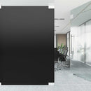 vinduesfolier 3 stk. matteret PVC sort