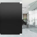 vinduesfolie 5 stk. matteret PVC sort