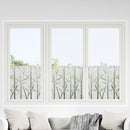 vinduesfolier 2 stk. bambusmønster matteret PVC