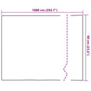 vinduesfolier 2 stk. bambusmønster matteret PVC