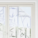 vinduesfolier 4 stk. bambusmønster matteret PVC