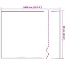 Vinduesfolier 4 stk. bambusmønster matteret PVC