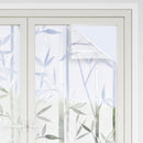 vinduesfolier 4 stk. bambusmønster matteret PVC