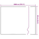 vinduesfolier 4 stk. stjernemønster matteret PVC