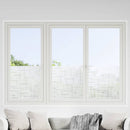 vinduesfolier 2 stk. stjernemønster matteret PVC