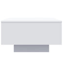 sofabord 55x55x31 cm konstrueret træ hvid