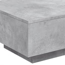 sofabord 55x55x31 cm konstrueret træ betongrå