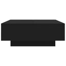 sofabord 80x80x31 cm konstrueret træ sort