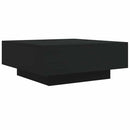 sofabord 80x80x31 cm konstrueret træ sort