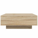 sofabord 80x80x31 cm konstrueret træ sonoma-eg