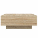 sofabord 80x80x31 cm konstrueret træ sonoma-eg