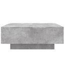 sofabord 80x80x31 cm konstrueret træ betongrå