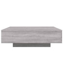 sofabord 100x100x31 cm konstrueret træ grå sonoma-eg