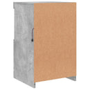 skænk med LED-lys 41x37x67 cm betongrå