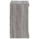 skænk med LED-lys 60,5x37x67 cm grå sonoma-eg