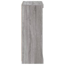 skænk med LED-lys 60,5x37x100 cm grå sonoma-eg