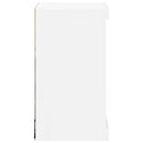 skænk med LED-lys 41x37x67 cm hvid