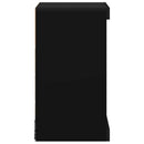 skænk med LED-lys 41x37x67 cm sort