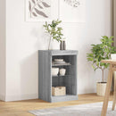 skænk med LED-lys 41x37x67 cm grå sonoma-eg