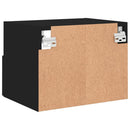 væghængte tv-borde 2 stk. 40x30x30 cm konstrueret træ sort