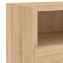 væghængte tv-borde 2 stk. 60x30x30 cm konstrueret træ sonoma-eg
