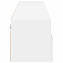 væghængte tv-borde 2 stk. 80x30x30 cm konstrueret træ hvid