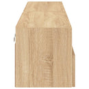 væghængte tv-borde 2 stk. 80x30x30 cm konstrueret træ sonoma-eg