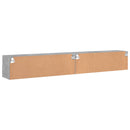væghængte tv-borde 2 stk. 100x30x30 cm konstrueret træ betongrå