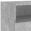 væghængte tv-borde 2 stk. 100x30x30 cm konstrueret træ betongrå