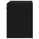 væghængte tv-borde 2 stk. 40,5x30x40 cm konstrueret træ sort