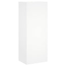 væghængt tv-bord 40,5x30x102 cm konstrueret træ hvid