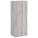 væghængt tv-bord 40,5x30x102 cm konstrueret træ grå sonoma-eg