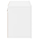 væghængt tv-bord 60x30x41 cm hvid