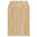 væghængt tv-bord 80x30x41 cm sonoma-eg