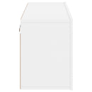 væghængt tv-bord 100x30x41 cm hvid