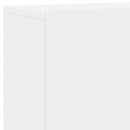 væghængt tv-bord 100x30x41 cm hvid