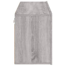 væghængt tv-bord 100x30x41 cm grå sonoma-eg