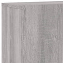 væghængt tv-bord 100x30x41 cm grå sonoma-eg